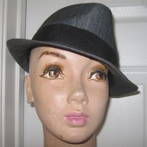 Stetson classic fedora hat, black, Sz S/M